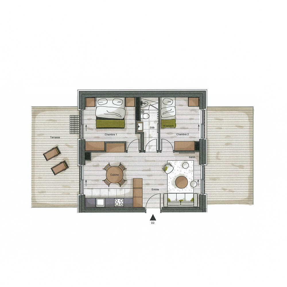 plan Chalet D2