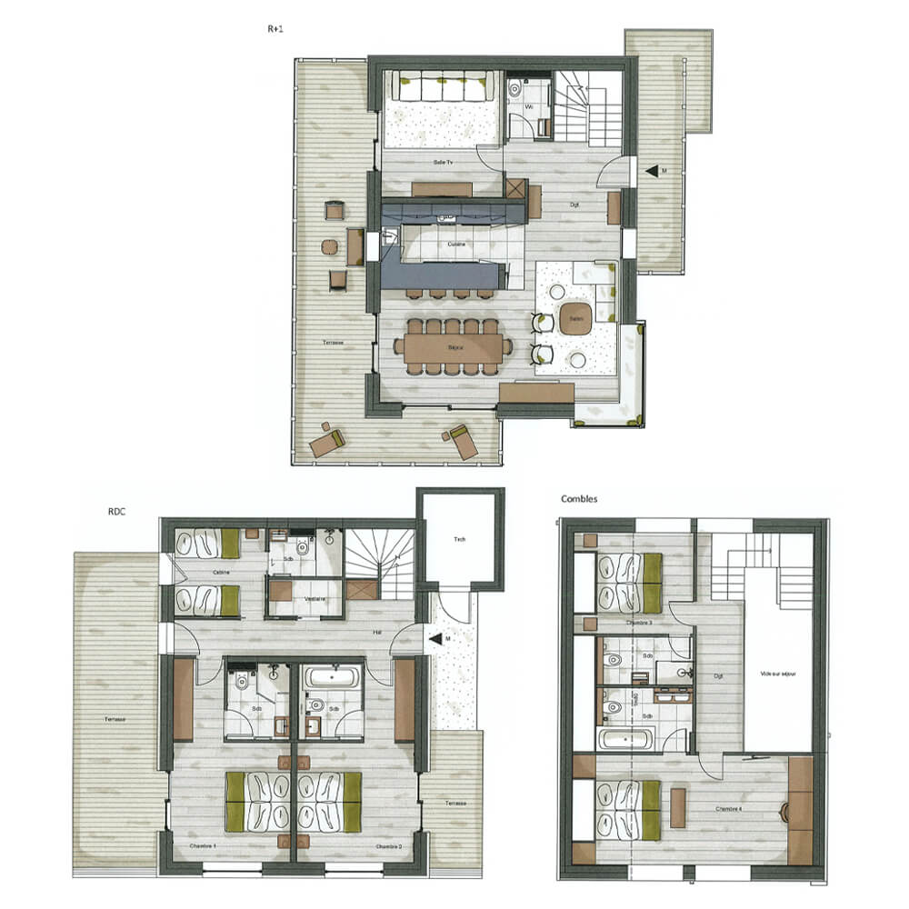 plan Chalet M