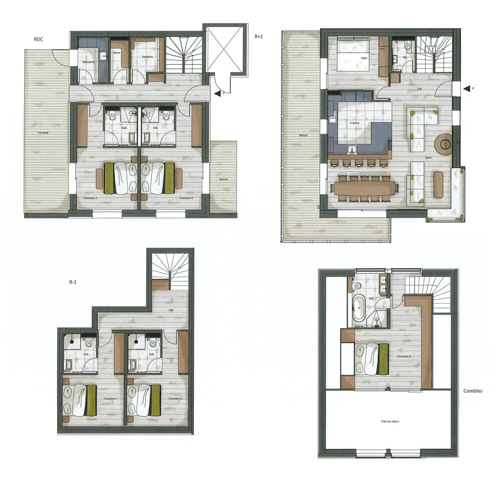 plan Chalet P
