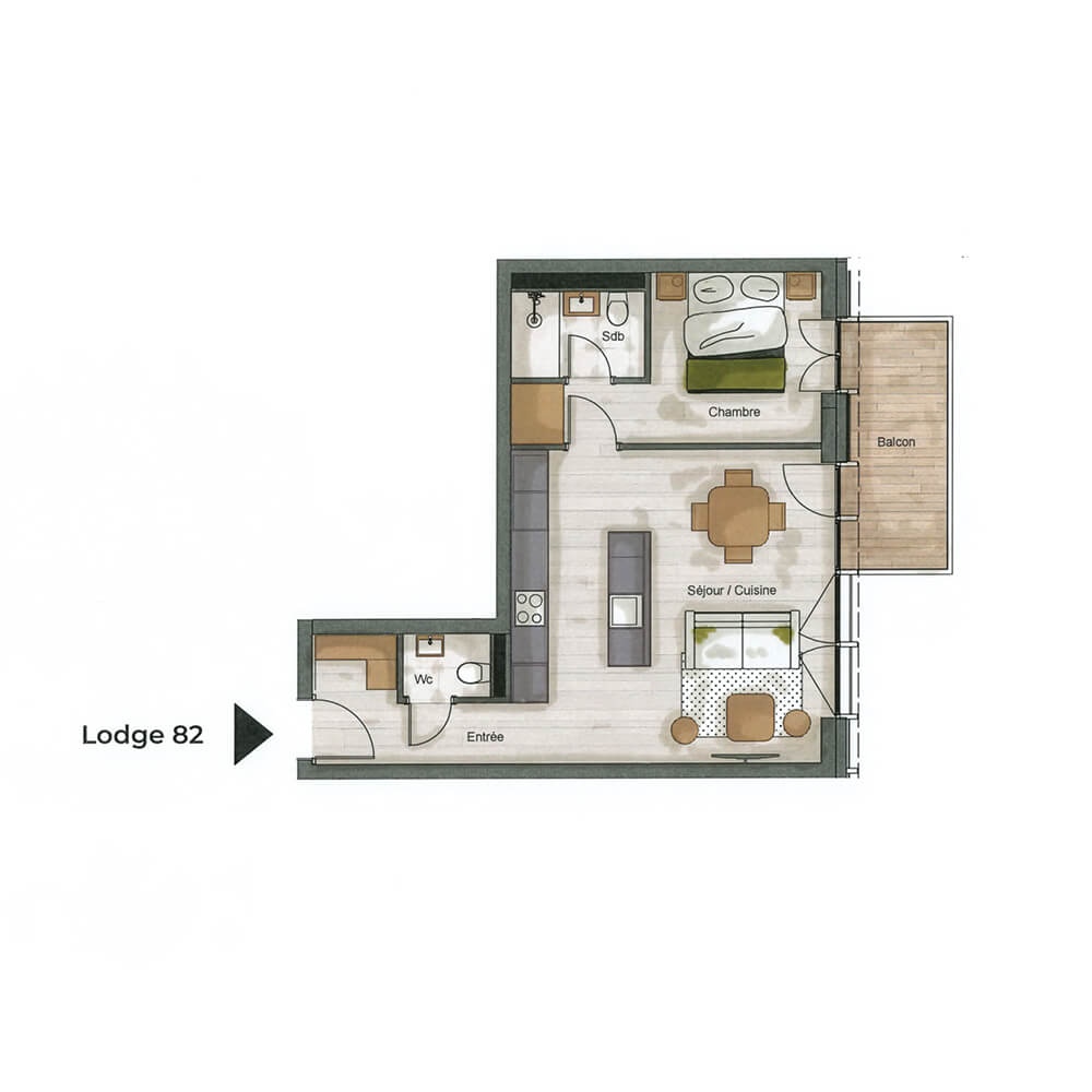 plan Appartement 82