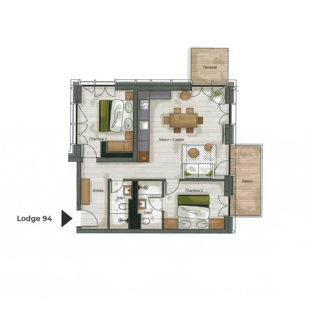 plan Appartement 94